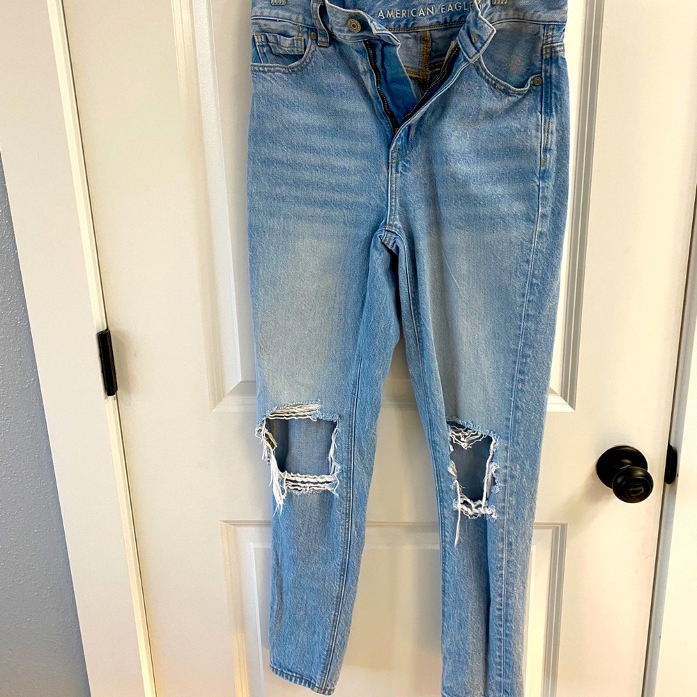 America Eagle “Mom” Jeans